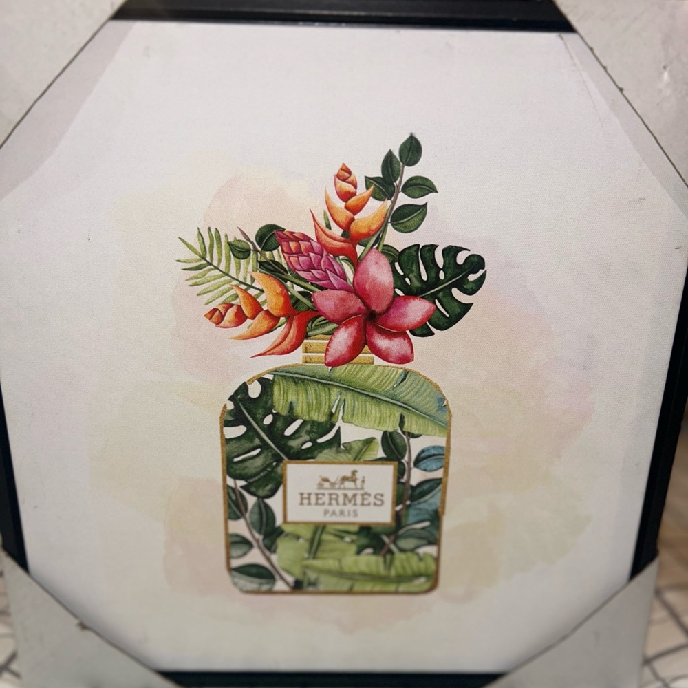 NIB Fashion Tropical Decor Print Art
